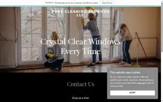 Pure Cleaning Services LLC of Wheaton website
