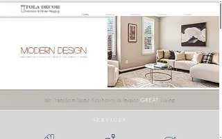 Tola Decor Interiors and Home Staging of Rockville website