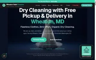 Wheaton Valet Cleaners website