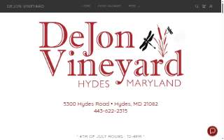 DeJon Vineyard of White Marsh
