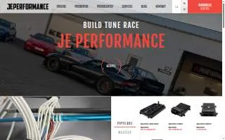 JE Import Performance Inc of White Marsh website