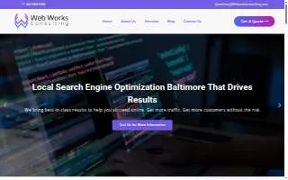 Web Works Consulting LLC - Website Designer & Marketing Agency in Maryland of White Marsh website