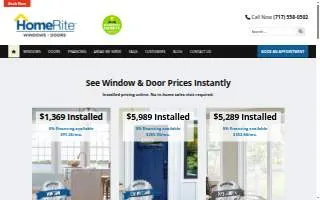 HomeRite Windows and Doors of Woodlawn website