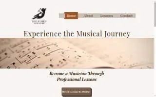 Melodies Music Studio website
