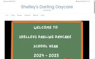 Shelleys darling daycare website