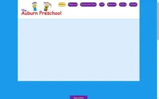 Auburn Preschool website