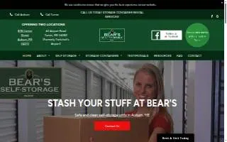 Bear’s Self-Storage website
