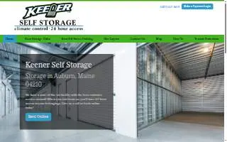Keener Self Storage website