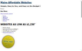 Maine Affordable Websites