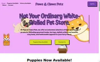 Pawz & Clawz Petz of Auburn website