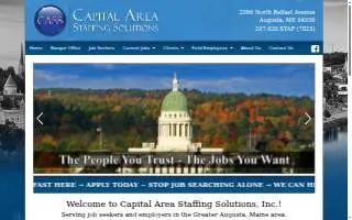 Capital Area Staffing Solutions website