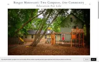 Bangor Montessori School website