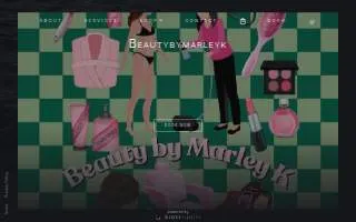 BeautybyMarleyK website