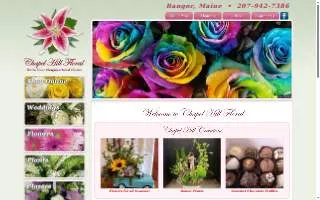Chapel Hill Floral website