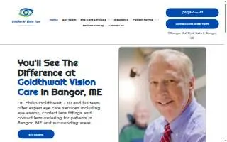 Goldthwait Vision Care website