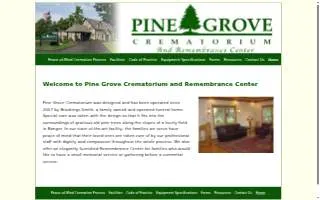 Pine Grove Crematorium website
