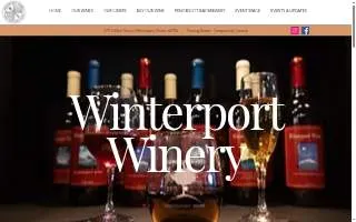Winterport Winery website