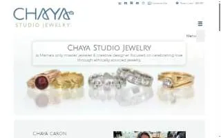Chaya Studio Jewelry website