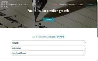 Gnecco Law Office website