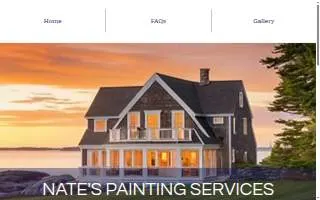 Nates Painting Services website