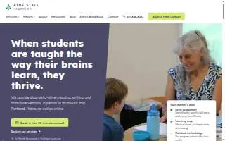Pine State Learning of Biddeford website