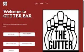 The Gutter Bar Biddeford website