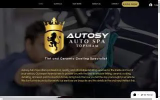 Autosy Auto Spa website