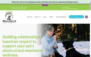 Blackbird Animal Health website