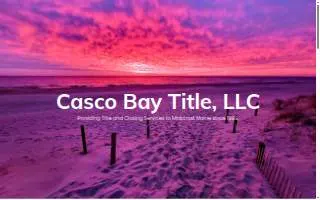 Casco Bay Title website