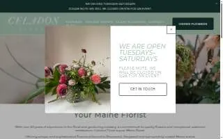 Celadon Floral website