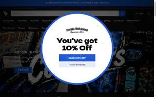 Corals Unlimited Aquarium Store & Services website