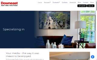 Downeast Audio Video • Custom Home Theater