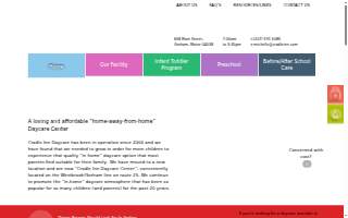 Cradle Inn Daycare website