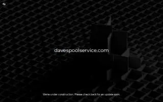 Dave's Pool Sales & Service, Inc. of Gorham website