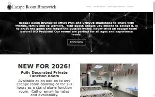 Escape Room Brunswick website