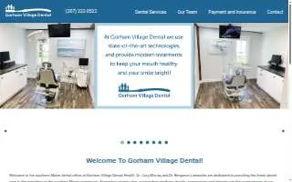 Gorham Village Dental website