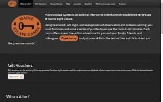 Maine Escape Games of Gorham website