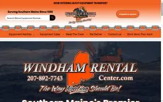 Windham Rental Center of Gorham website
