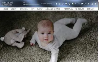 AllClean Carpet Care website