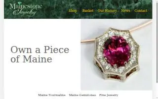 Mainestone Jewelry website