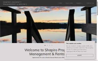Shapiro Rental website