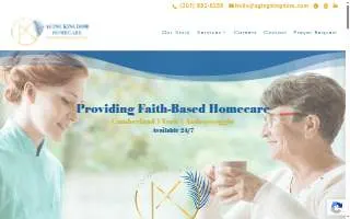 Aging Kingdom Homecare website