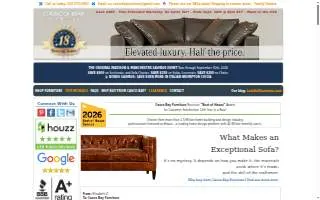 Casco Bay Furniture website