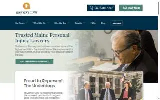 Garmey Law of Portland website