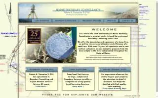 Maine Boundary Consultants website