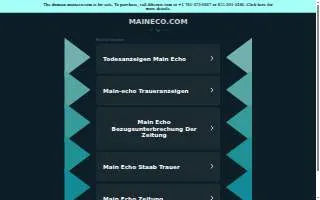 Maine & Co. website