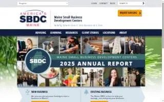 Maine SBDC - Portland website