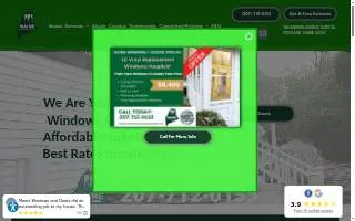 Maine Windows and Doors website