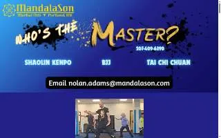 Mandala Son Martial Arts Portland Maine website