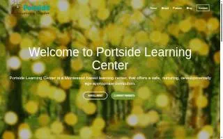 Portside Learning Center website